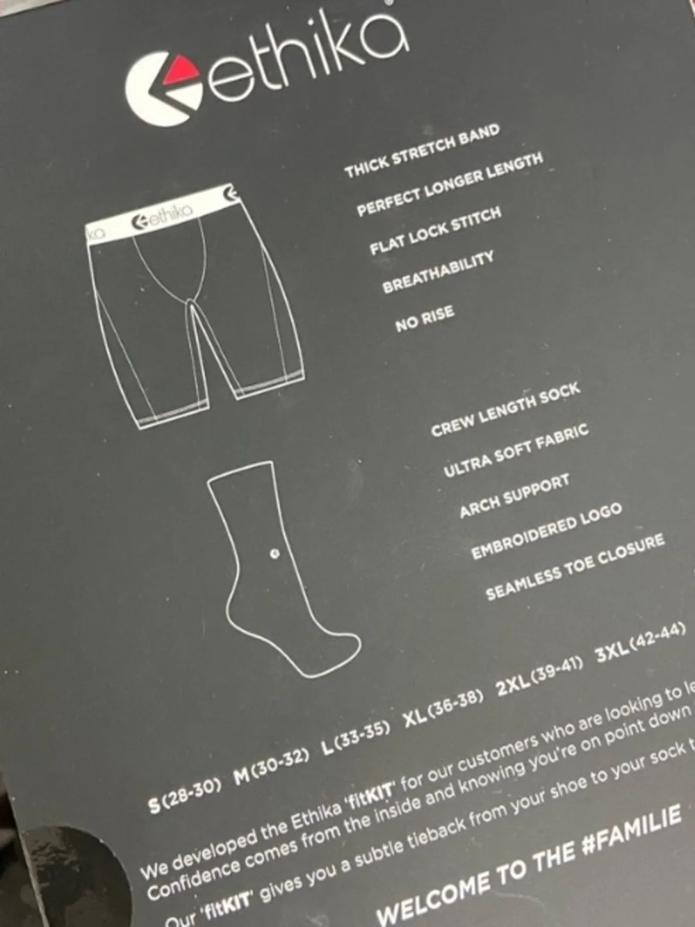 Ethika Mens Splatter Fitkit